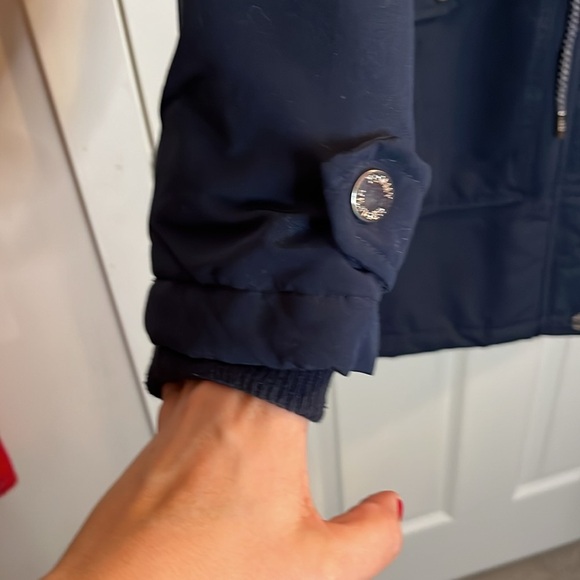 ❤️Tommy Hilfiger utility style winter jacket women’s M navy - Picture 10 of 15